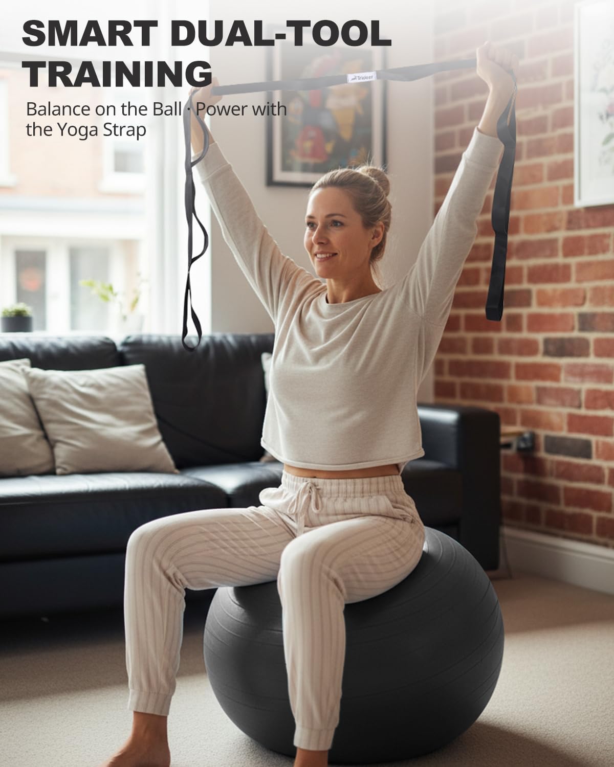 Trideer Exercise Ball for Yoga, Pilates & Fitness ‰ÛÒ Stability Ball