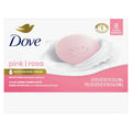 Dove Beauty Bar Soap Pink Rosa, 8 Bars for Soft, Smooth Skin, Cleans &