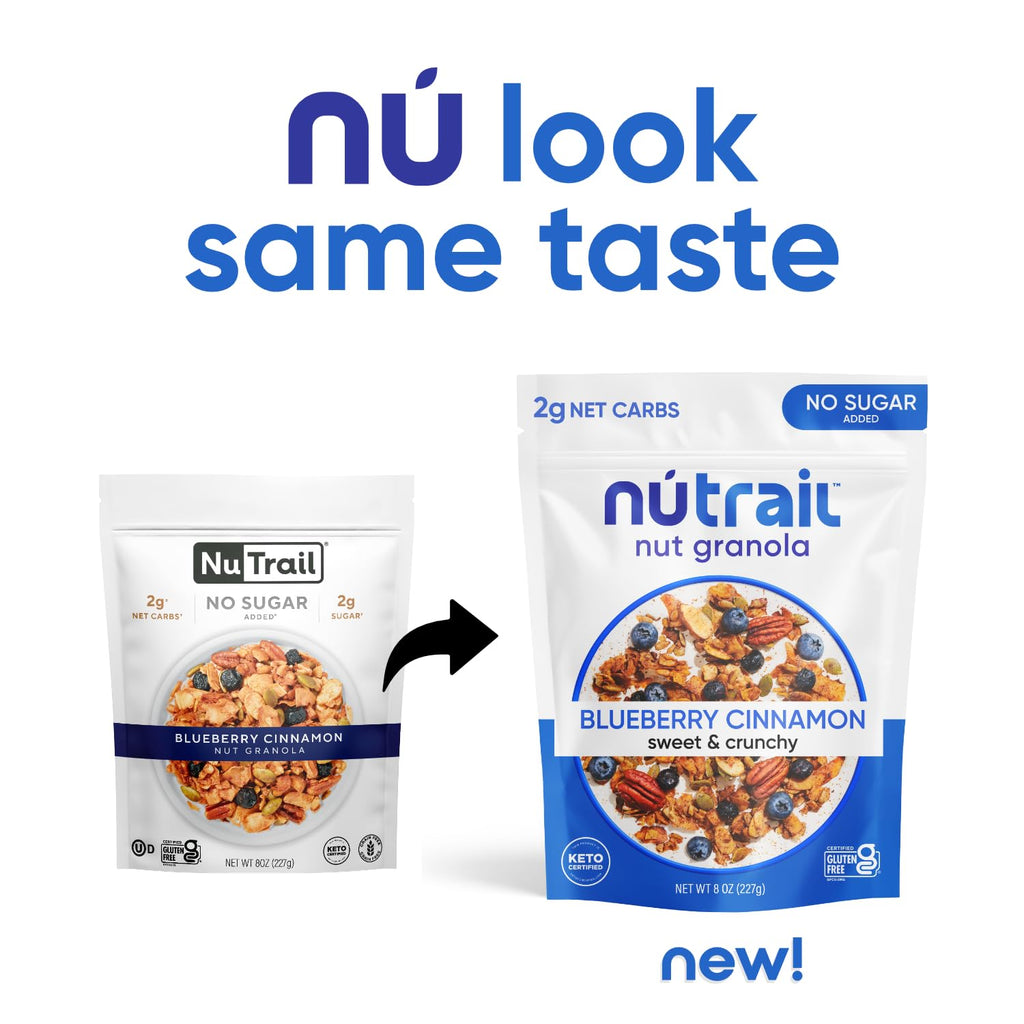 NuTrail Nut Granola Cereal, Variety Pack, No Sugar Added, Keto, Low Carb