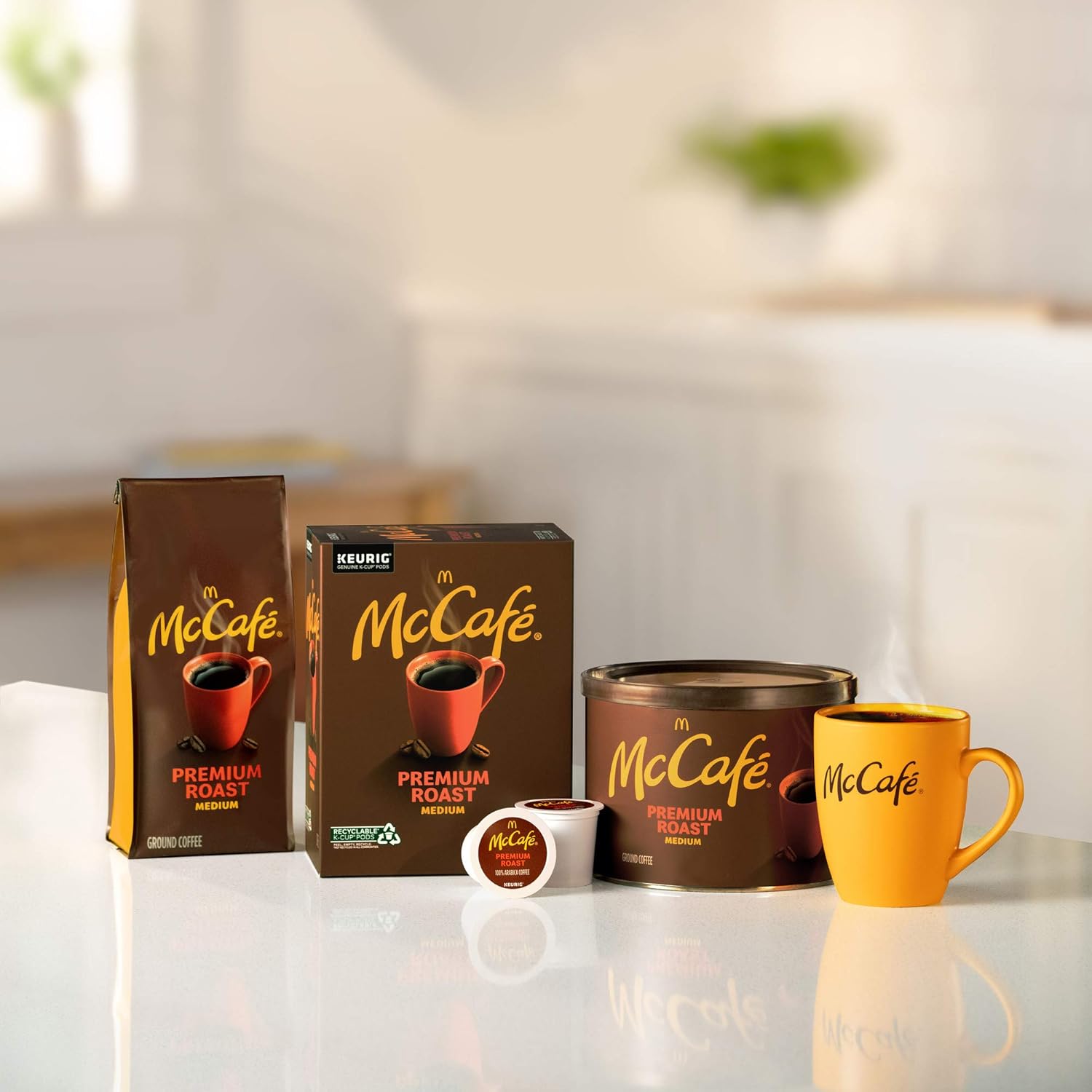 McCafe Premium Roast Coffee, Keurig Single Serve K-Cup Pods, Medium Roast, 96