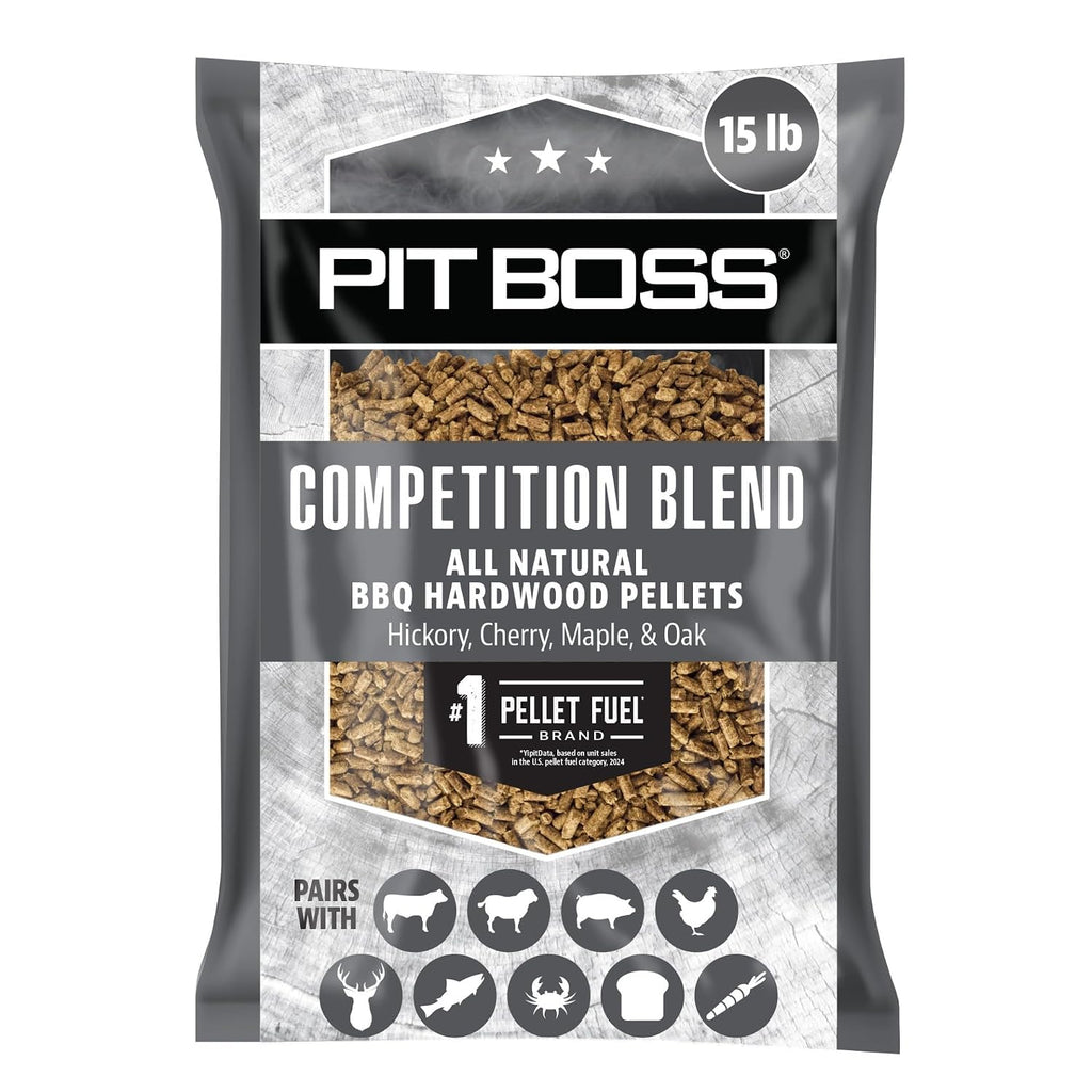 Pit Boss 100% All Natural BBQ Hardwood Pellets for Cooking, Grilling, and