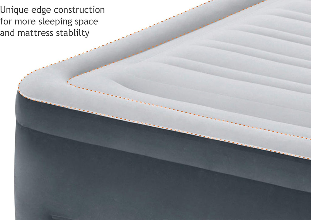 Intex 64417ED 22in Queen Dura-Beam Comfort Plush High-Rise Inflatable Air
