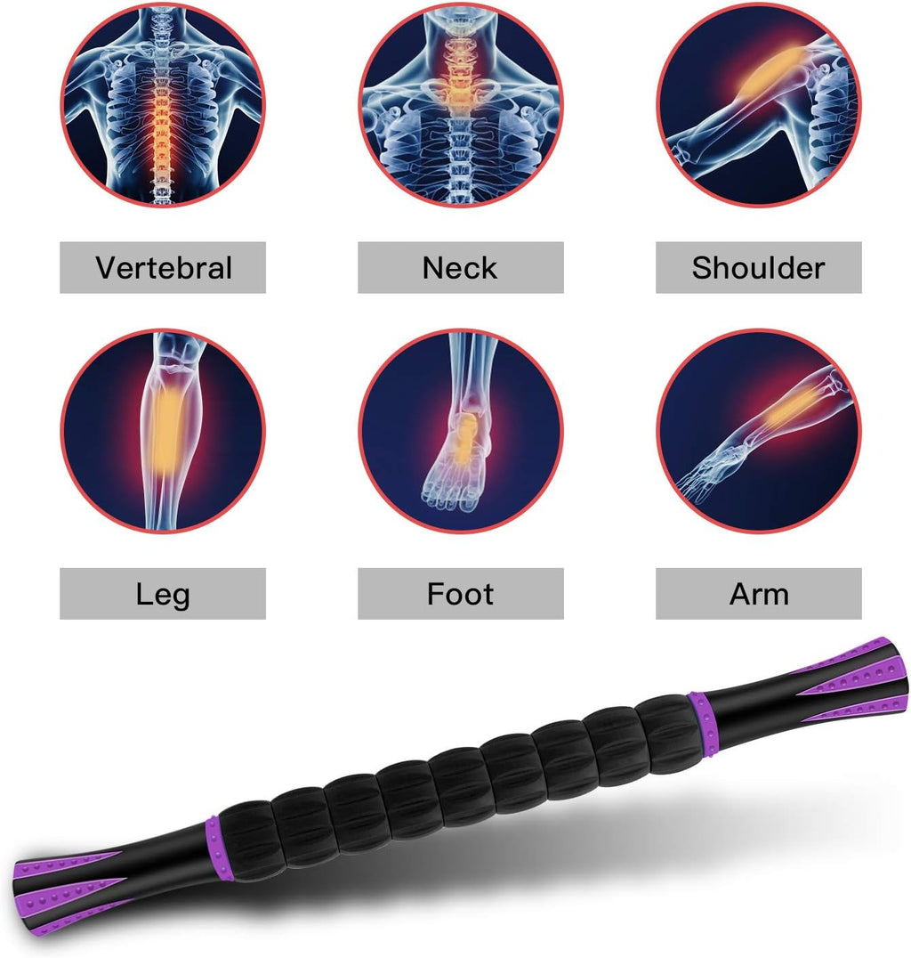 Muscle Roller Massage Roller Stick- Deep Tissue Fascia Blaster for Myofascial