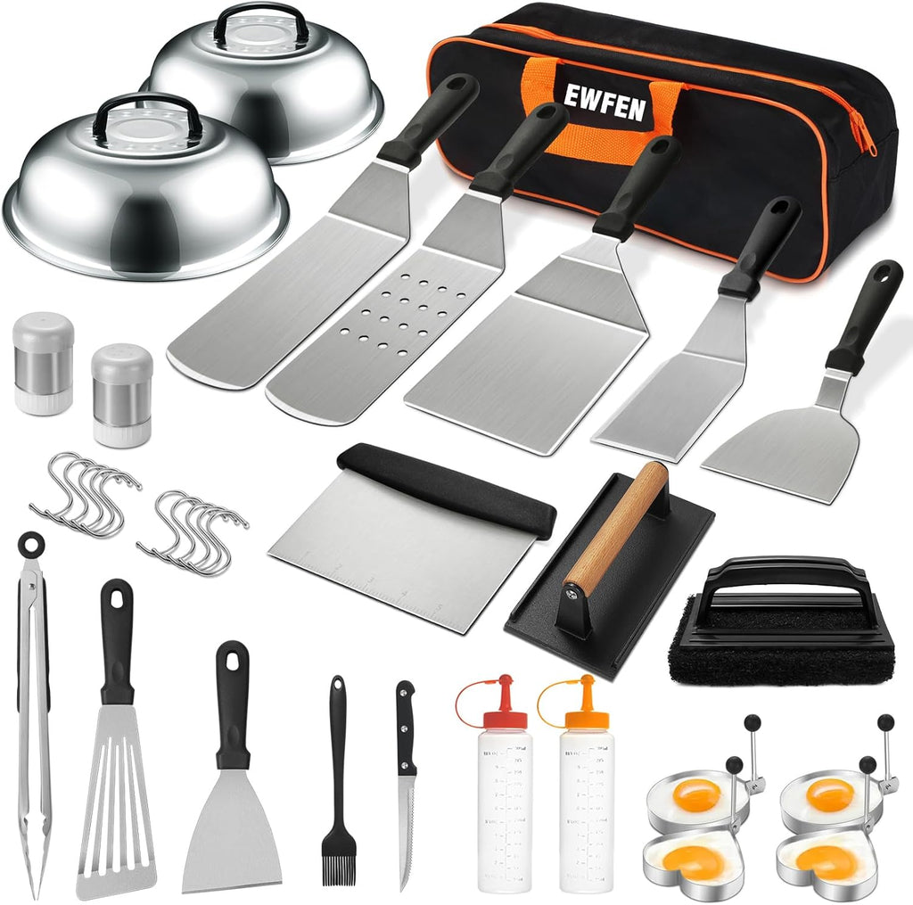35PCS Griddle Accessories Kit, Flat Top Grill Accessories Set for Blackstone