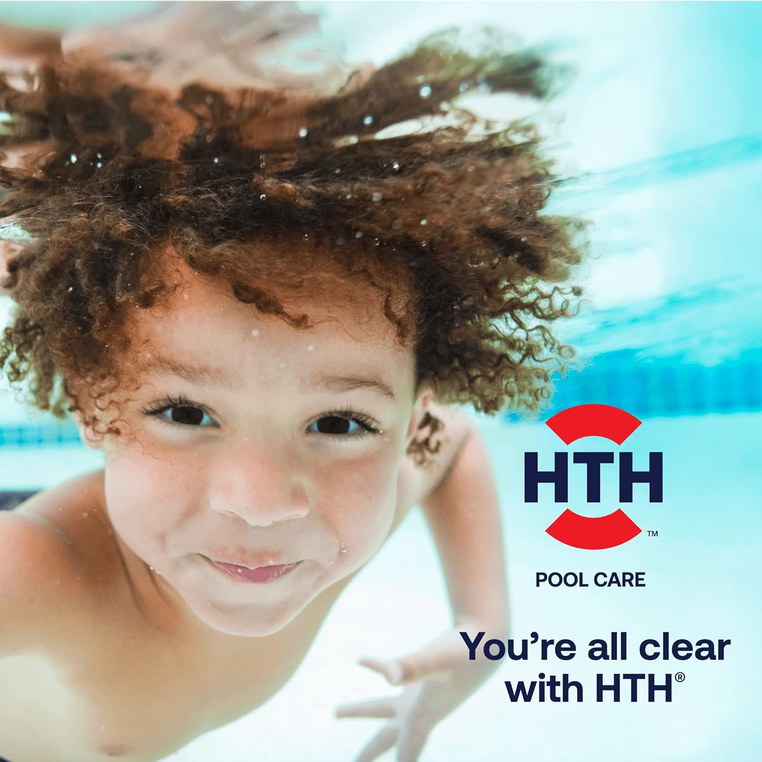 HTH 42049 Pool Care 1" Chlorine Tabs, Swimming Pool Sanitizer with Added