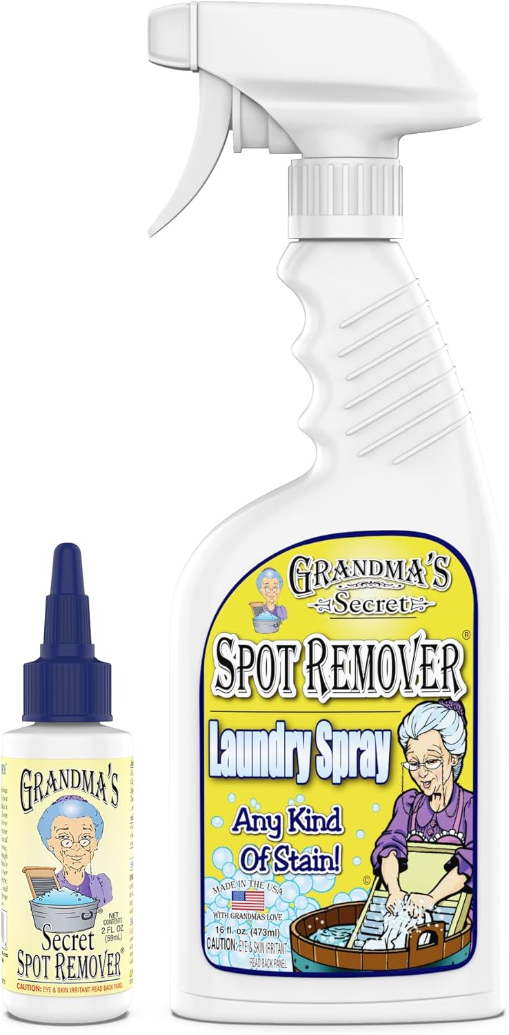 Grandma's Secret Spot Remover Laundry Spray - Chlorine, Bleach and Toxin-Free