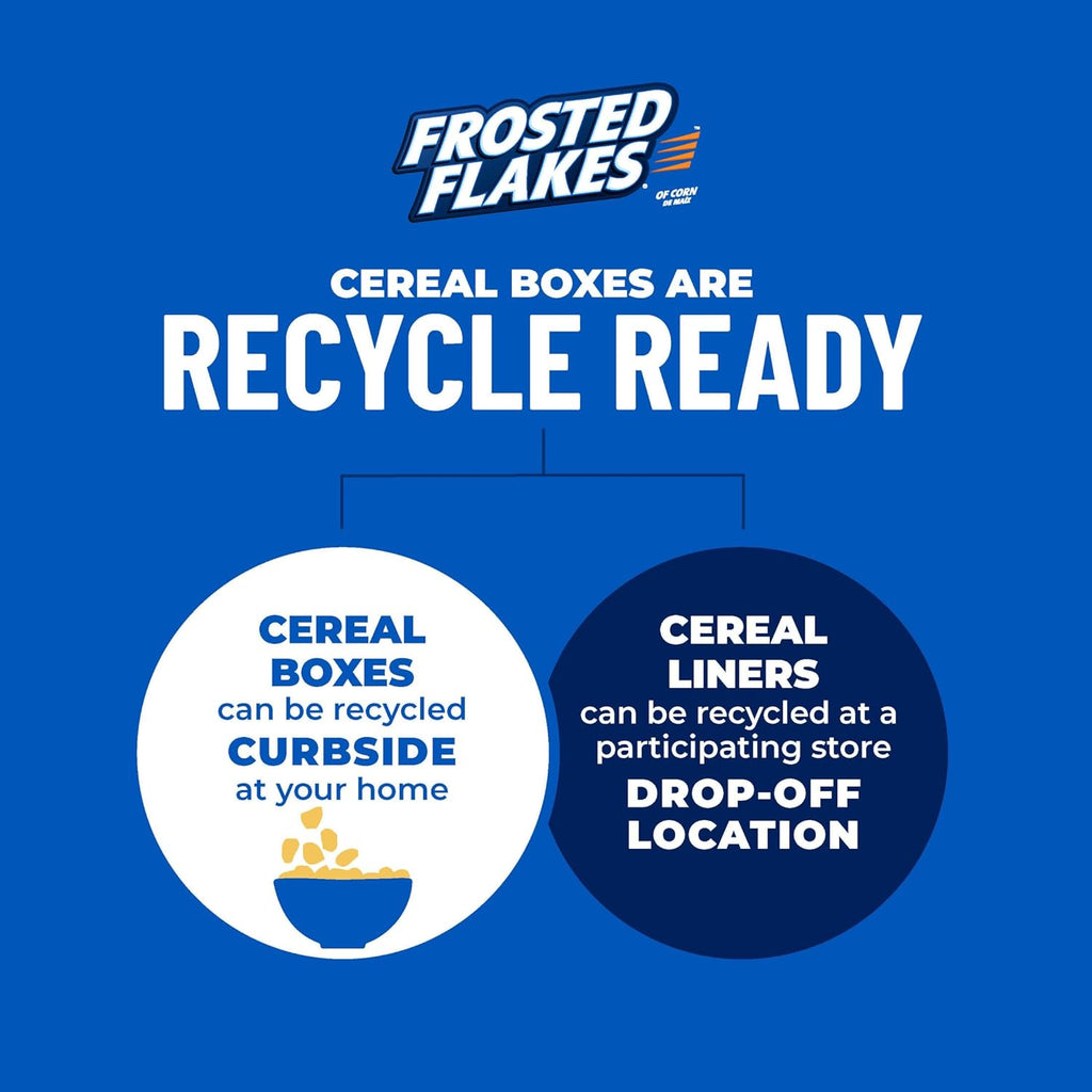 Kellogg's Frosted Flakes Breakfast Cereal, Fat Free, Giant Size, 28.5 oz
