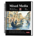 SuFly Mixed Media Sketchbook 9x12, Mixed Media Paper_98lb/160gsm, 60 Sheets
