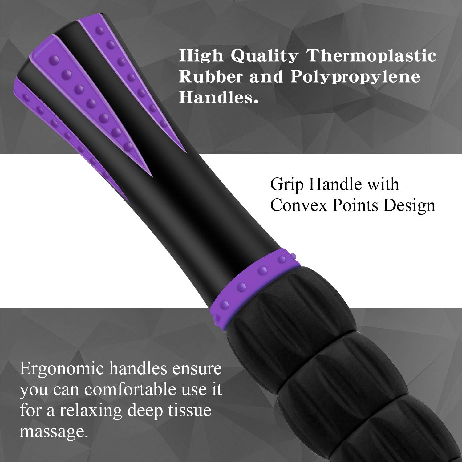 Muscle Roller Massage Roller Stick- Deep Tissue Fascia Blaster for Myofascial