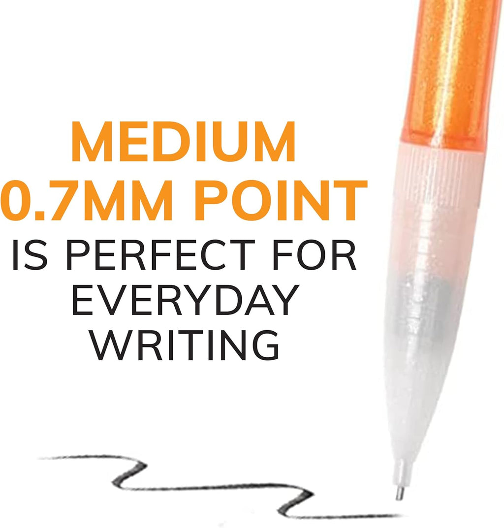 BIC Xtra-Sparkle Number 2 Mechanical Pencils With Erasers, Medium Point