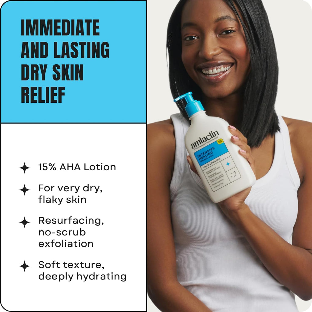 AmLactin Intensive Healing Body Lotion - Therapeutic Lotion for Extremely Dry