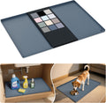 URMONA Waterproof Silicone Under Sink Mat 31'' x 22'' Shelf Liner for Kitchen