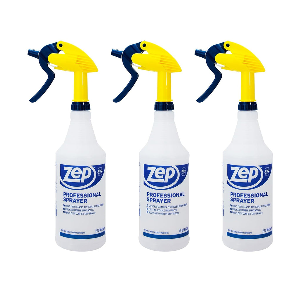 ZEP Professional Sprayer Bottle - 32 oz (Pack of 3) - HDPRO1 - Versatile