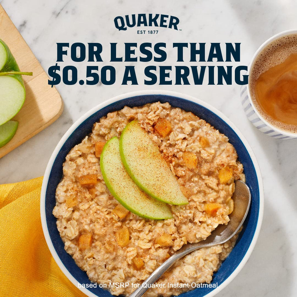 Quaker Instant Oatmeal, Maple & Brown Sugar, Individual Packets, 1.51 Ounce