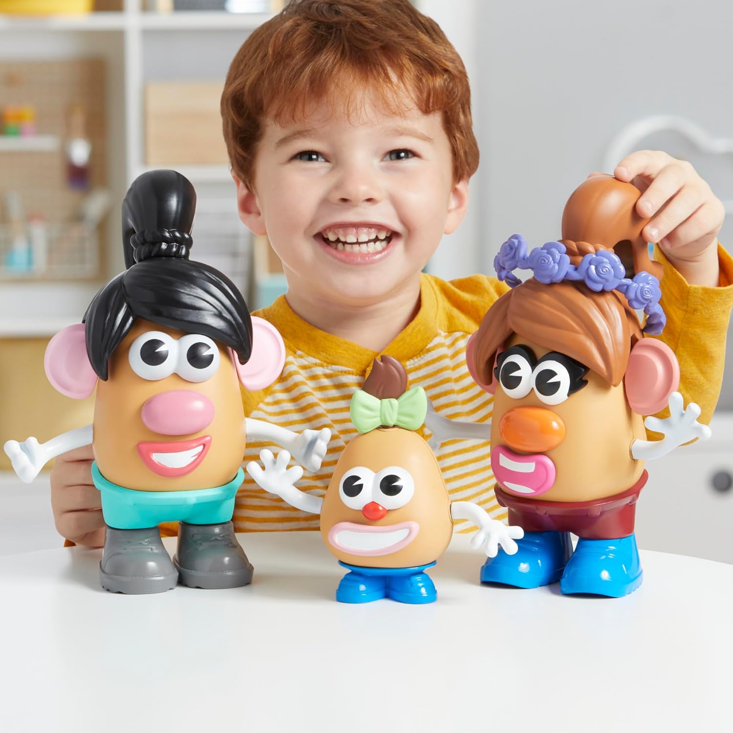 Potato Head Create Your Family Set with 44 Parts and Pieces, Creative Toddler