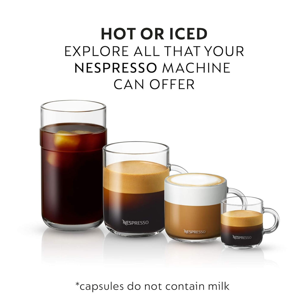 Nespresso Capsules Vertuo, Double Espresso Chiaro, Medium Roast Espresso