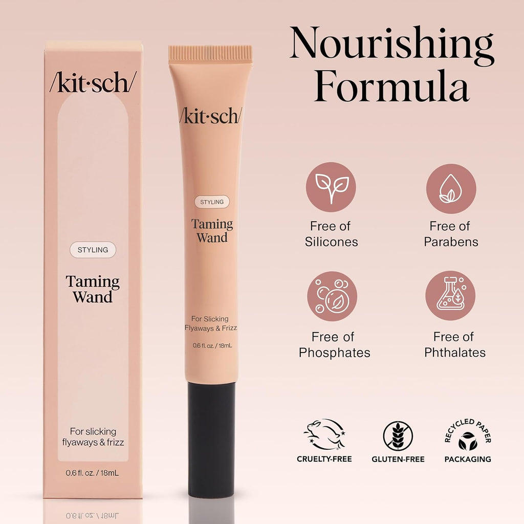 Kitsch Hair Taming Wand - Fly Away Stick For Hair with Biotin, Aloe & Vitamin