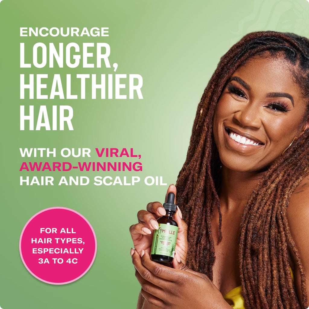Mielle Organics Rosemary & Mint Hair Oil - Strengthening Biotin Oil Infused