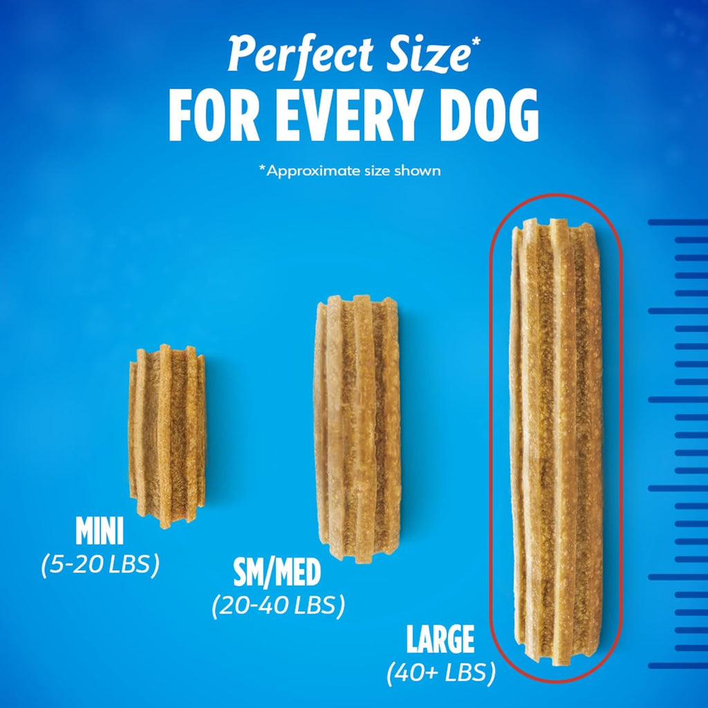 Purina DentaLife Made in USA Facilities Large Dog Dental Chews, Daily - 18
