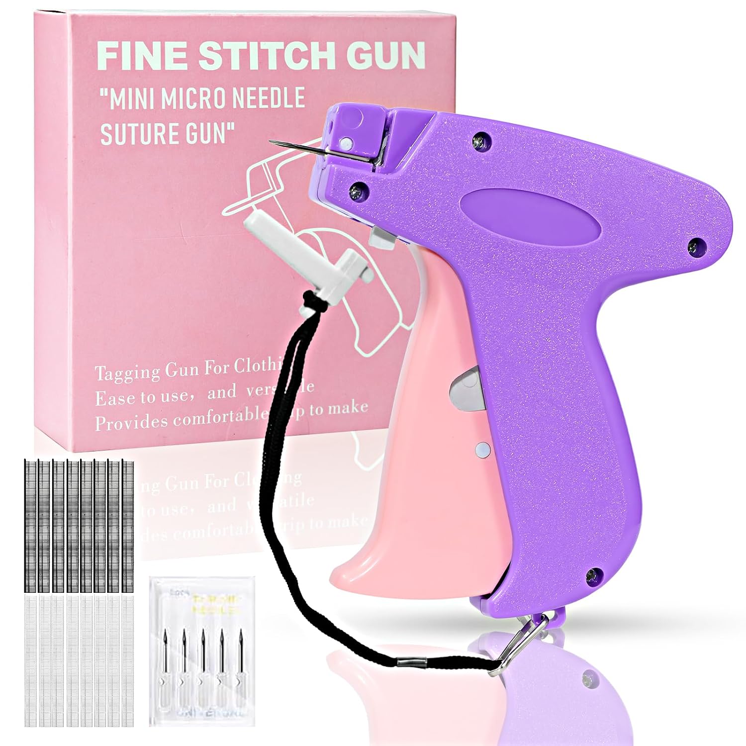 Stitch Gun for Clothes， Handheld Stitch Gun Quick Clothing Fixer，Sewing Kit