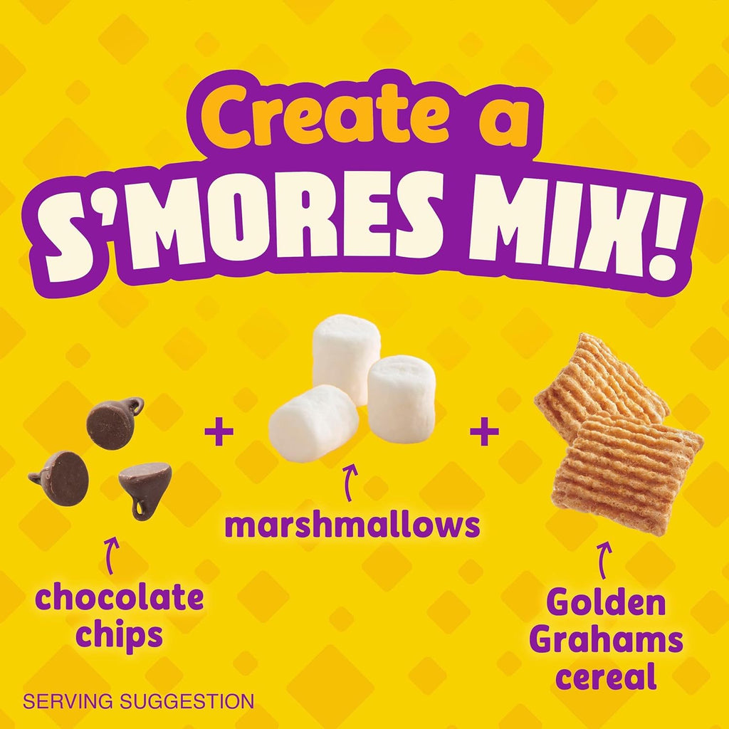 Golden Grahams Breakfast Cereal, Graham Cracker Taste, Made with Whole Grain