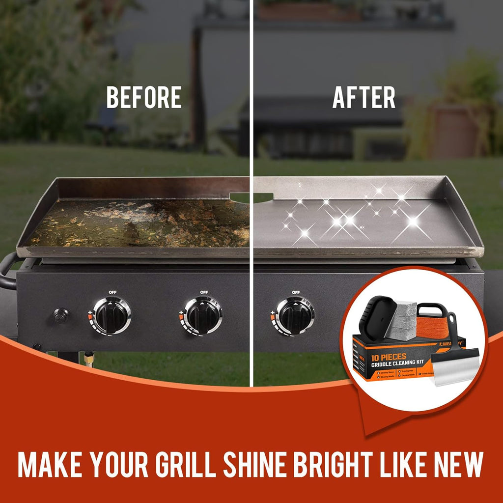 AWEASROY Griddle Cleaning Kit for Blackstone, Flat Top Grill Cleaning Kit