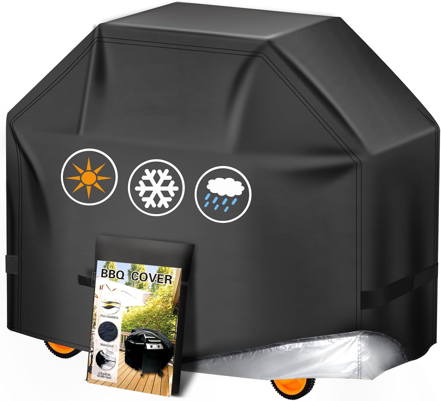 Aoretic Grill Cover, 58 inch BBQ Gas Grill Cover for Outdoor Grill, Charbroil