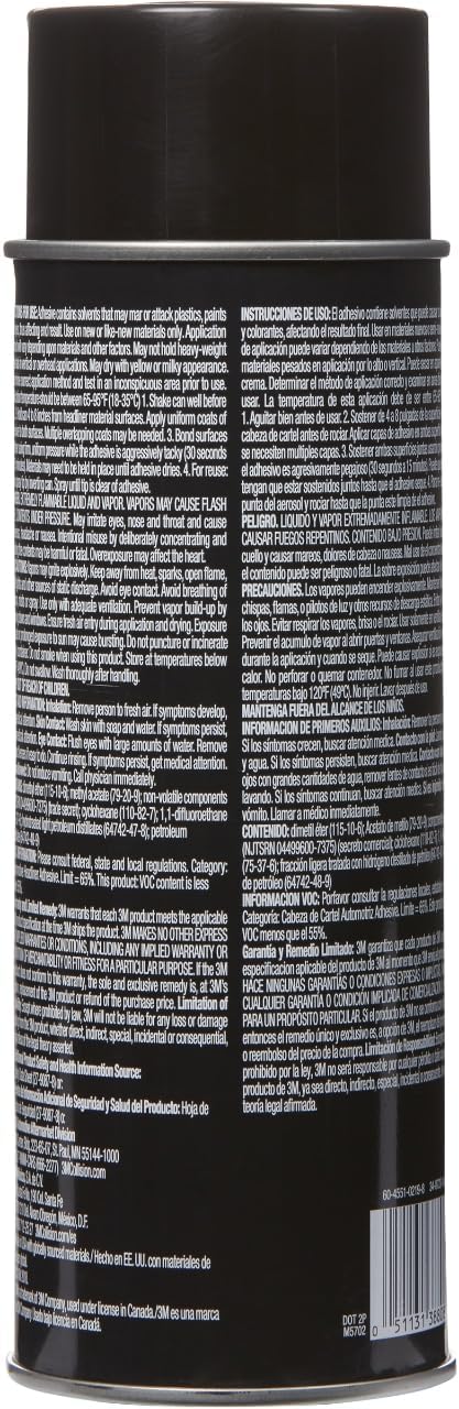 3M Headliner & Fabric Adhesive, 18.1 oz., Exceptional Strength Bonds