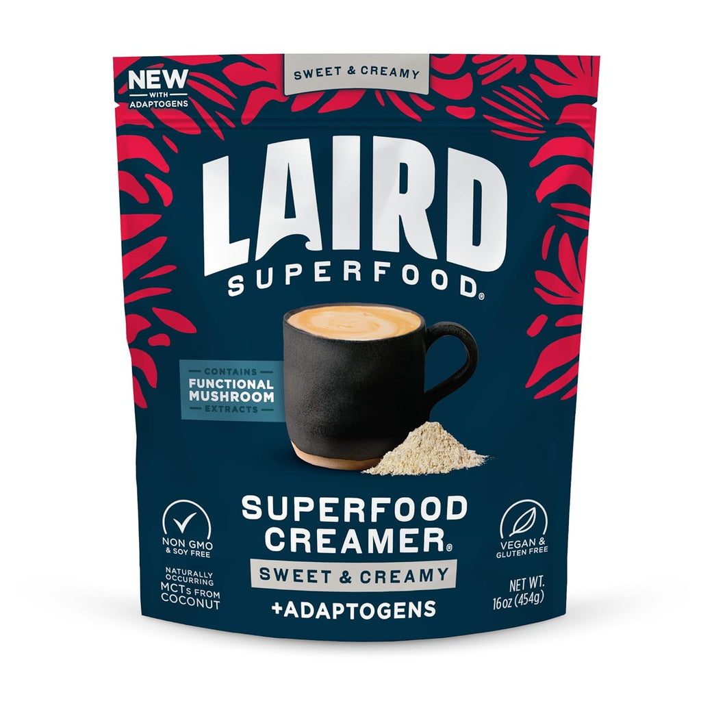 Laird Superfood Non-Dairy Coconut Powder Creamer - Sweet & Creamy +