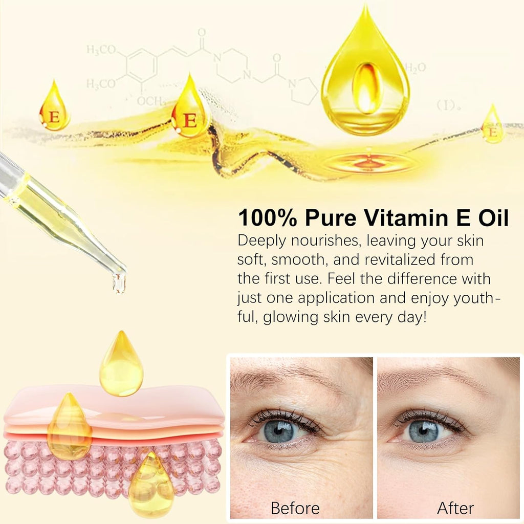 flasture Vitamin E Oil 75,000 IU ‰ÛÒ 100% Pure Natural Vitamin E for Skin