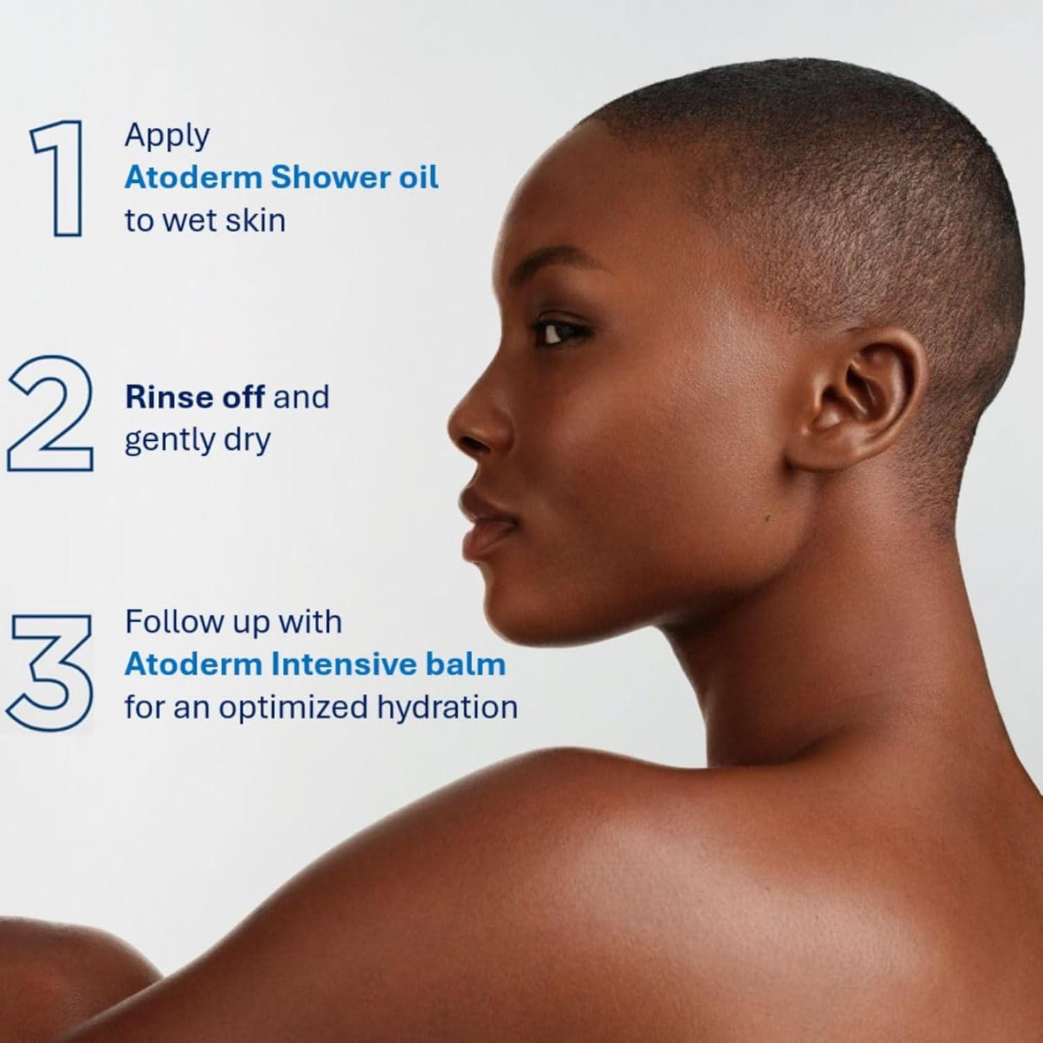 Bioderma Atoderm Shower Oil, Cleansing Oil For Face & Body, Nourishing