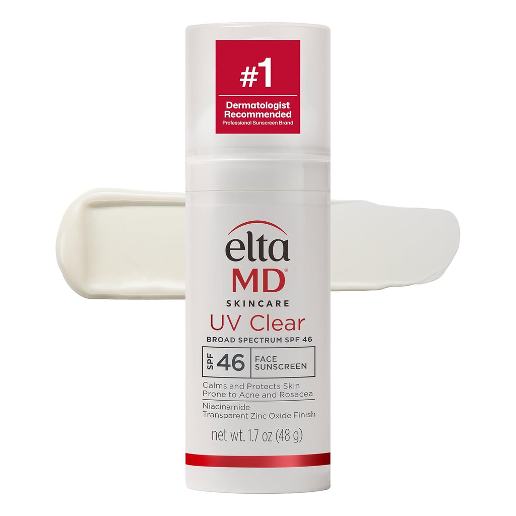 EltaMD UV Clear Tinted Face Sunscreen SPF 46, Oil Free Sunscreen for