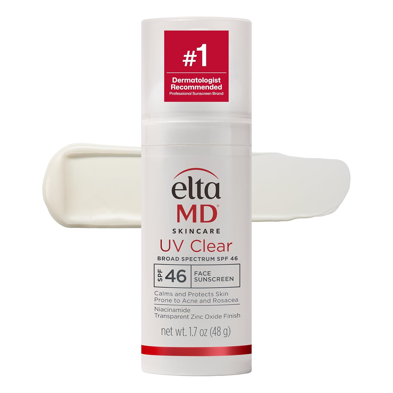 EltaMD UV Clear Tinted Face Sunscreen SPF 46, Oil Free Sunscreen for