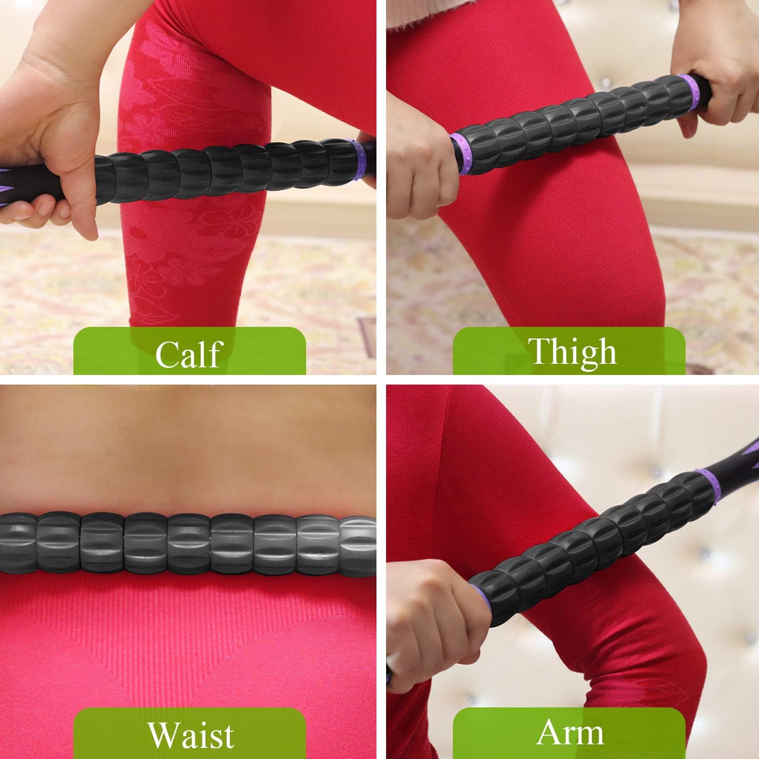 Muscle Roller Massage Roller Stick- Deep Tissue Fascia Blaster for Myofascial