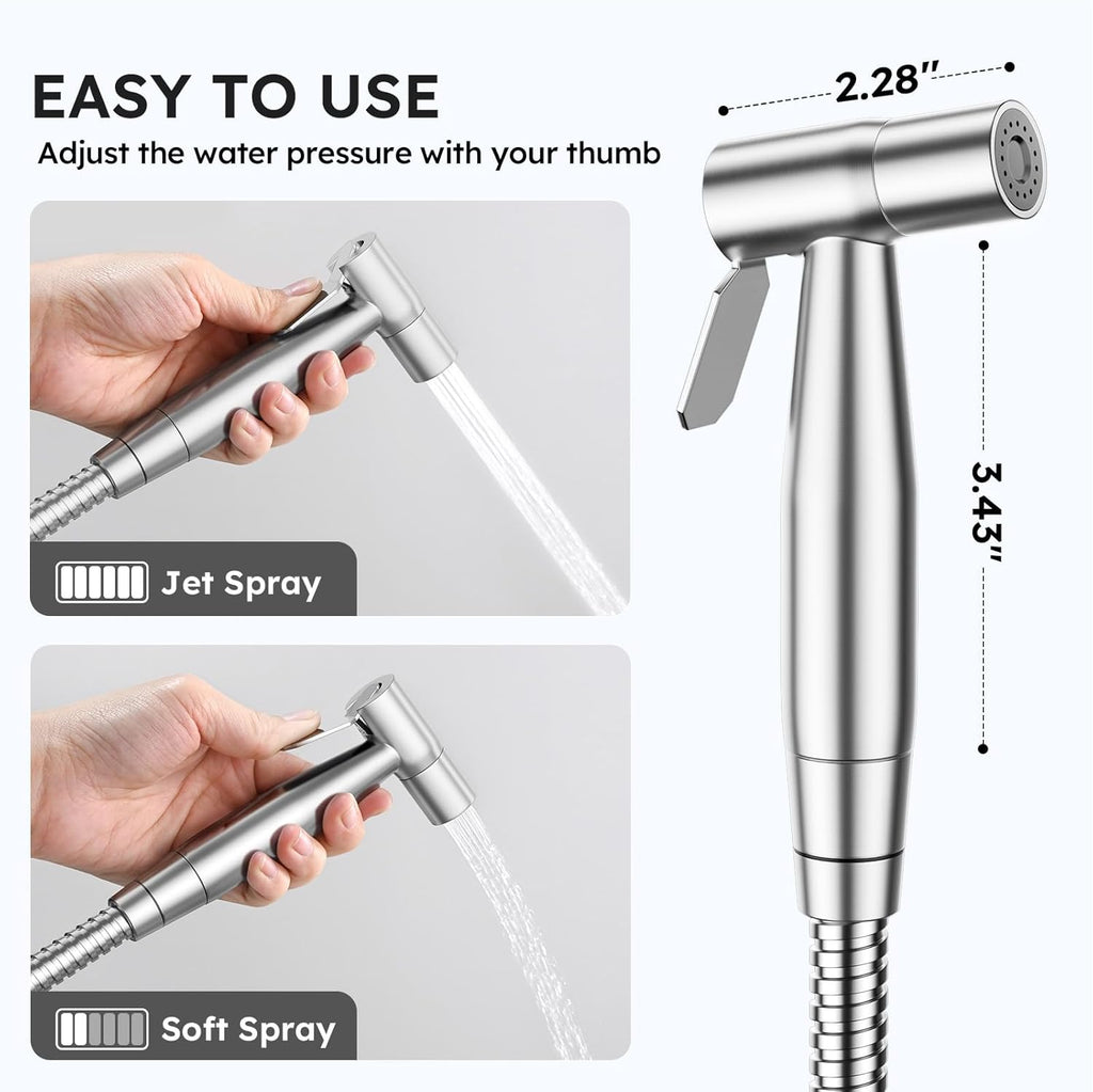 Arofa Handheld Toilet Bidet Sprayer for Toilet-Adjustable Water Pressure