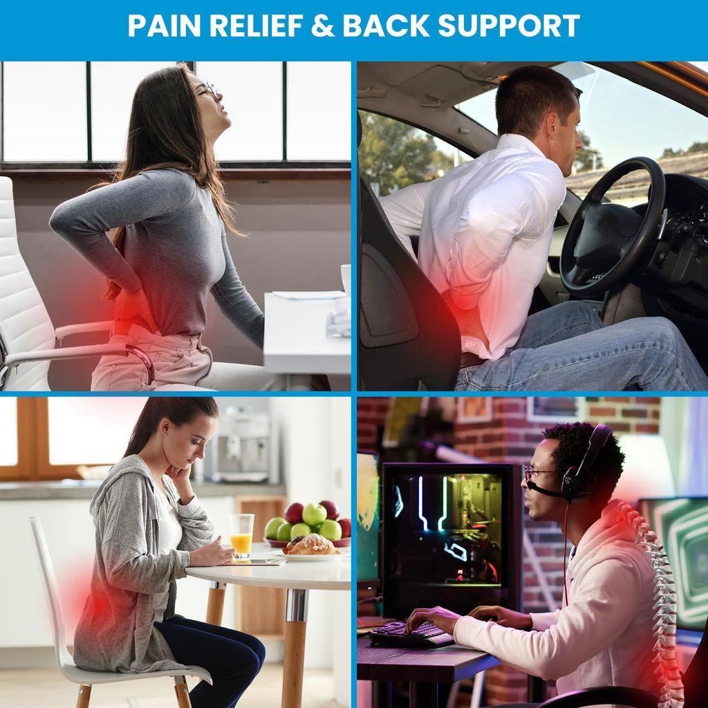 Lumbar Support Pillow for Office Chair, Office Home Essentials,Gifts for