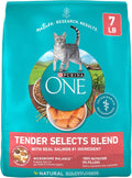 Purina ONE Natural Dry Cat Food, Tender Selects Blend With Real Salmon - 7