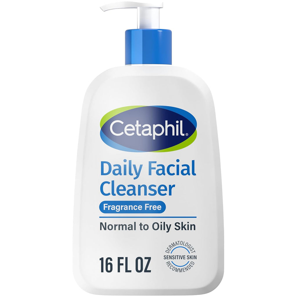 Cetaphil Face Wash, Daily Facial Cleanser for Sensitive, Combination to Oily
