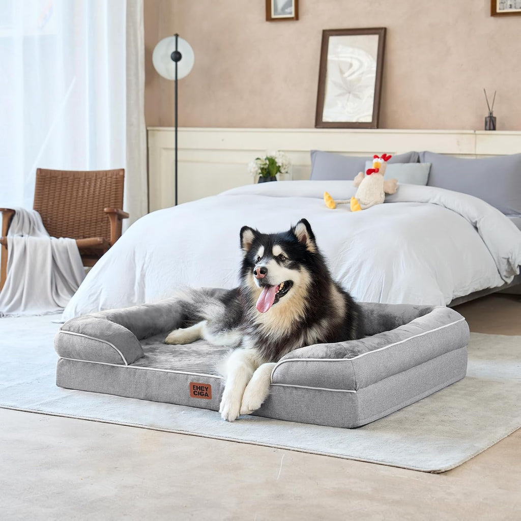 EHEYCIGA Orthopedic Dog Beds for Extra Large Dogs 44x32Inch, Waterproof