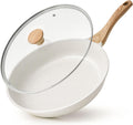 SENSARTE 8/9.5/10/11/12.5In Nonstick Ceramic Frying Pan with Lid