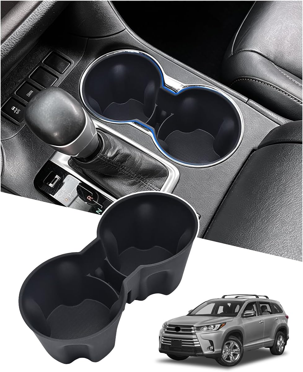 Cup Holder Inserts for Toyota Highlander 2014-2019 Accessories