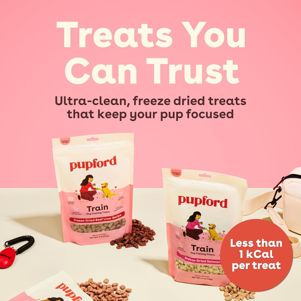 Pupford Freeze Dried Training Treats for Dogs & Puppies, 475+ Three