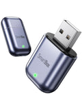 Burnt Sugar Wireless Carplay Adapter for iPhone 2026 Upgraded, Ultra-Mini USB