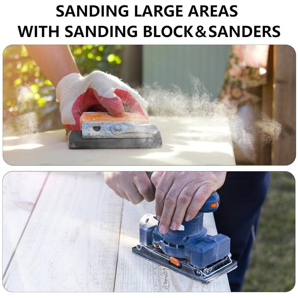 Sandpaper Assortment 120/220/400/600/800/1000/2000 Grit, 21 Sheets, 9 x 3.6