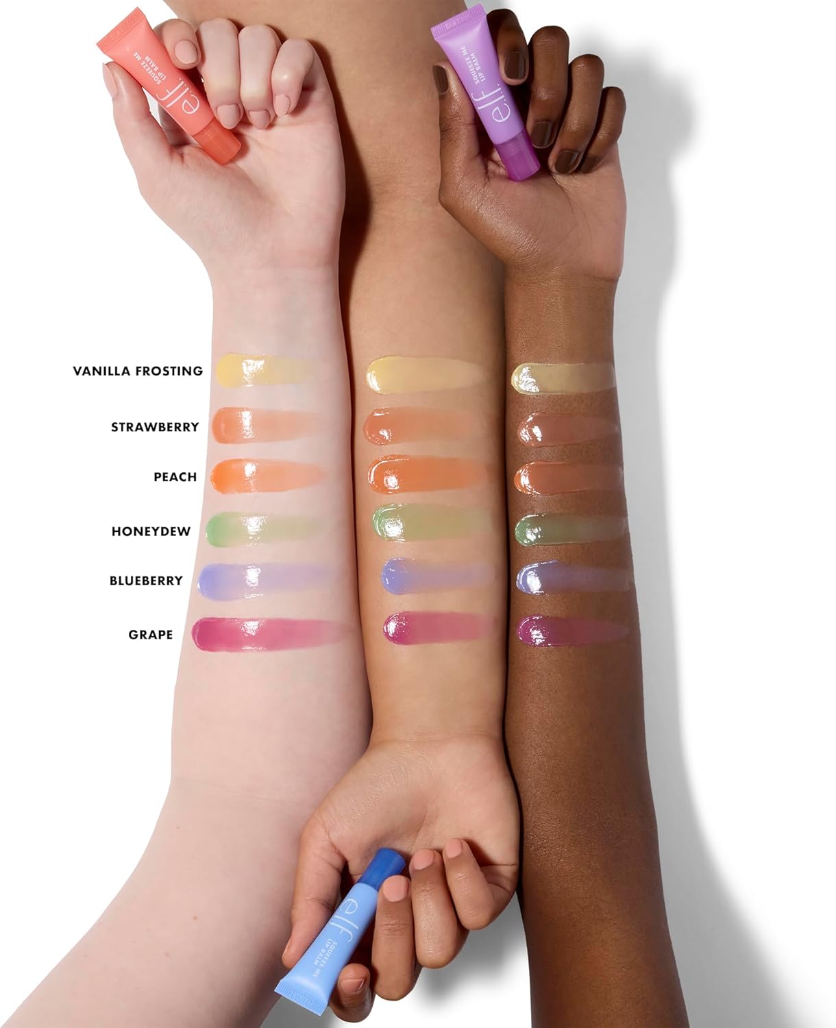 e.l.f. Squeeze Me Lip Balm, Moisturizing Lip Balm for A Sheer Tint of Color