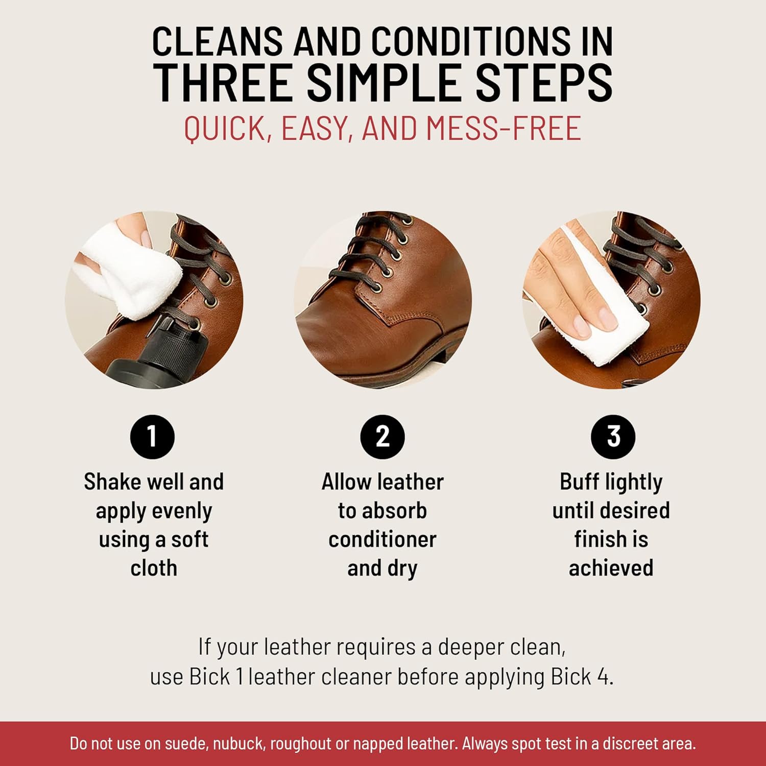Bickmore Bick 4 Leather Conditioner 8 oz - Cleaner & Conditioner - Restore
