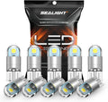 SEALIGHT 194 LED Bulb 6000K White, License Plate Light, Dome Light, T10 168