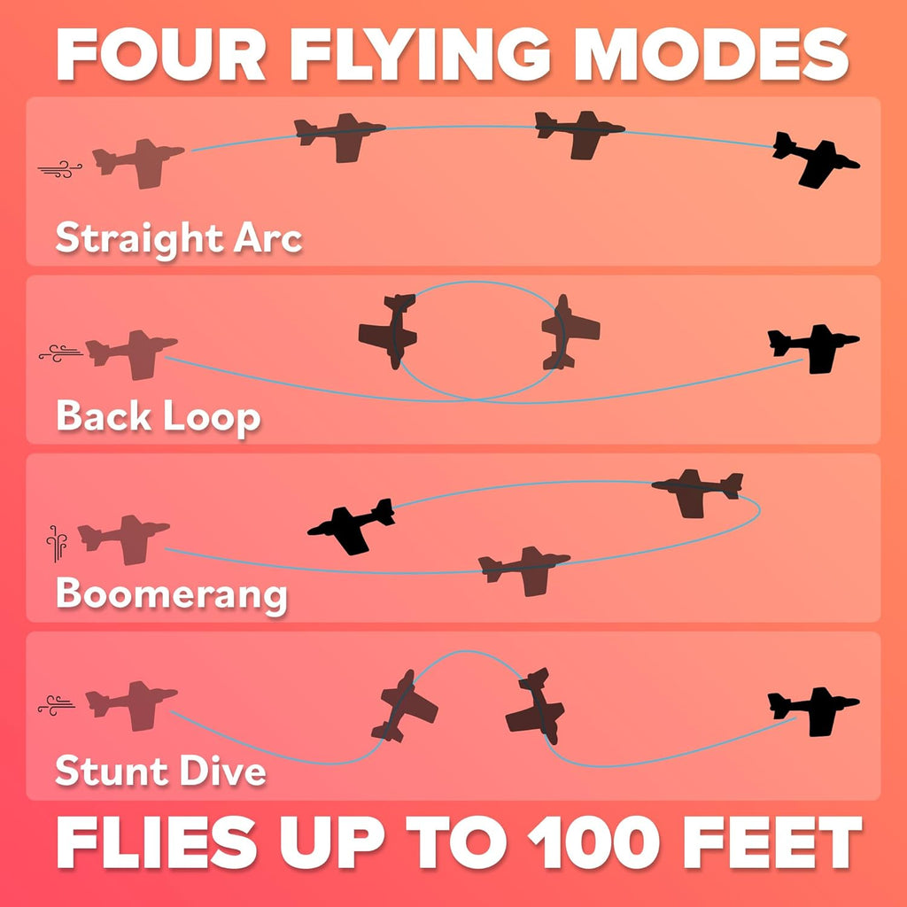 Foam Airplanes - Easter Basket Stuffers for Kids All Ages 4 5 6 7 8 9 10 Year