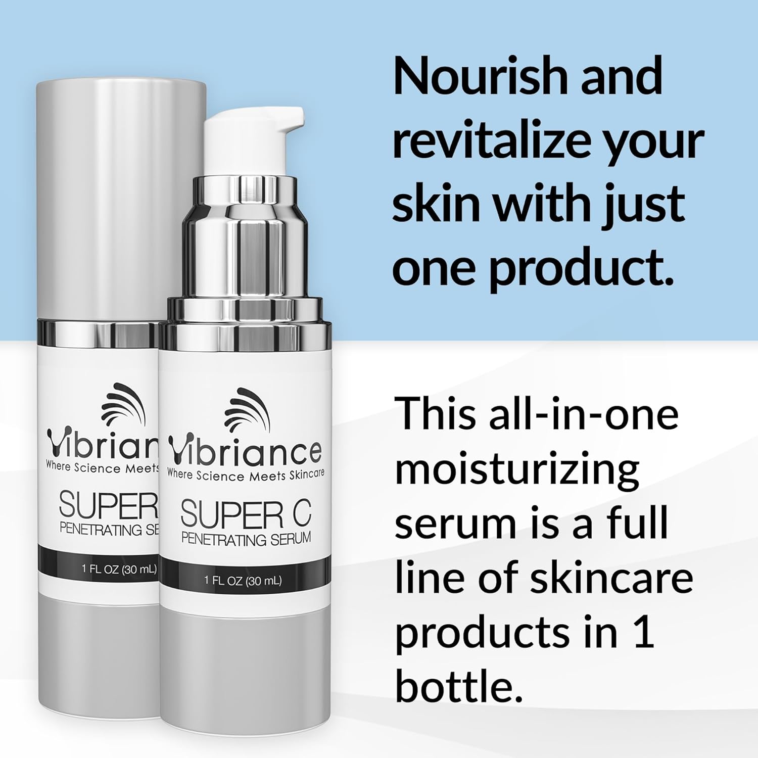 Vibriance Super C Serum for Mature Skin - All-in-One Vitamin Formula