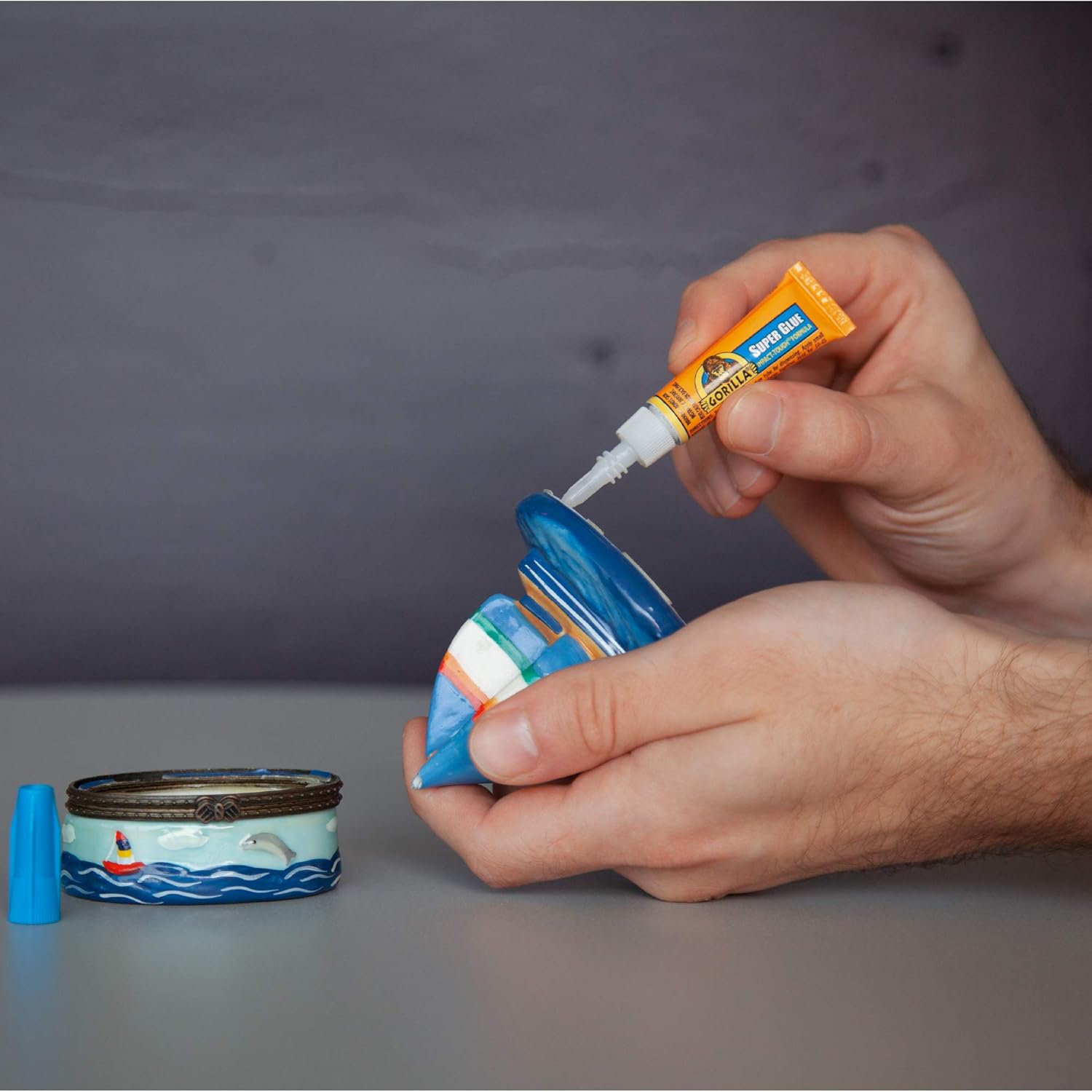 Gorilla Super Glue, Fast‰ÛÔSetting, Impact‰ÛÔTough All‰ÛÔPurpose Adhesive